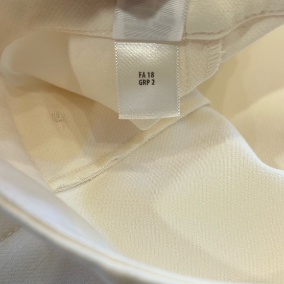 St. John Ivory cream sailor wide leg pant size 8 - Picture 5 of 8